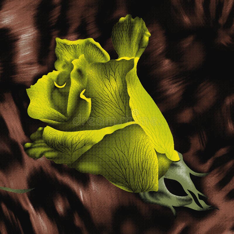 PATROON VAN DE WATERVERF HET DIGITALE BLOEM stock illustratie PATROON VAN DE WATERVERF HET DIGITALE BLOEM stock illustratie