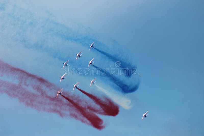 Patrouille de France airshow french army
