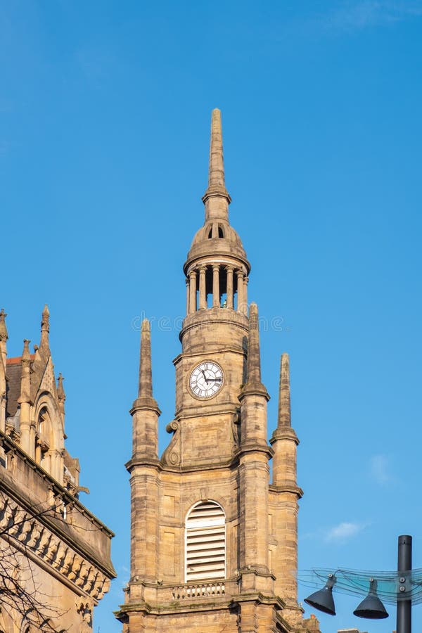 Patrzejący Do Zegarowy wierza, St Georges Tron kościół Glasgow obraz royalty free Patrzejący Do Zegarowy wierza, St Georges Tron kościół Glasgow obraz royalty free