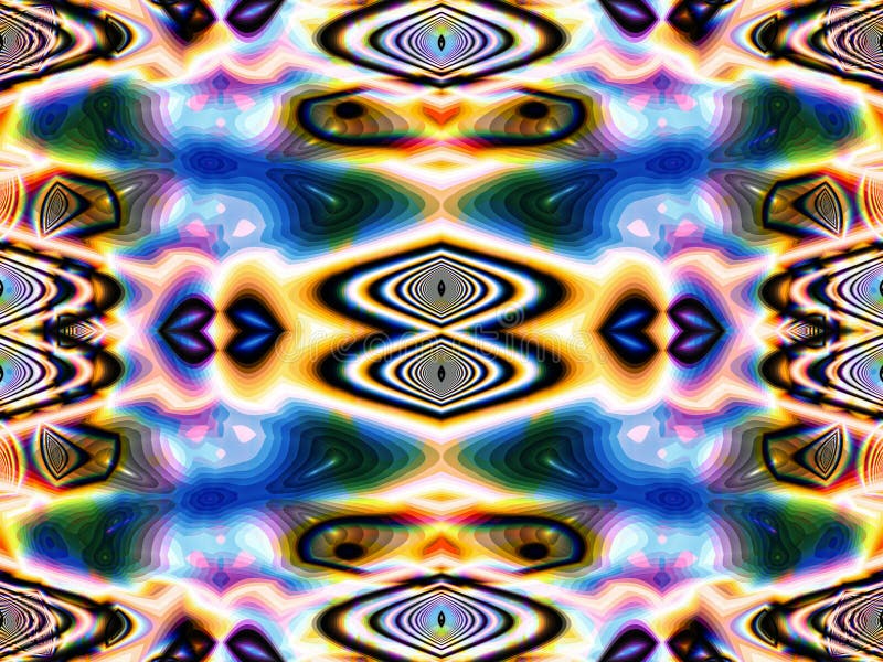 Patrón caleidoscópico abstracto ilustración del vector