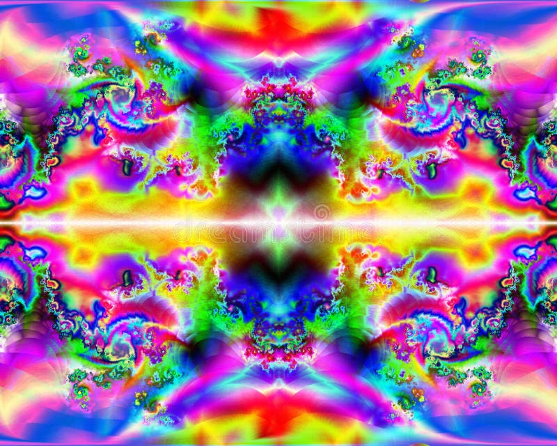 Patrón kaleidoscópico abstracto libre illustration