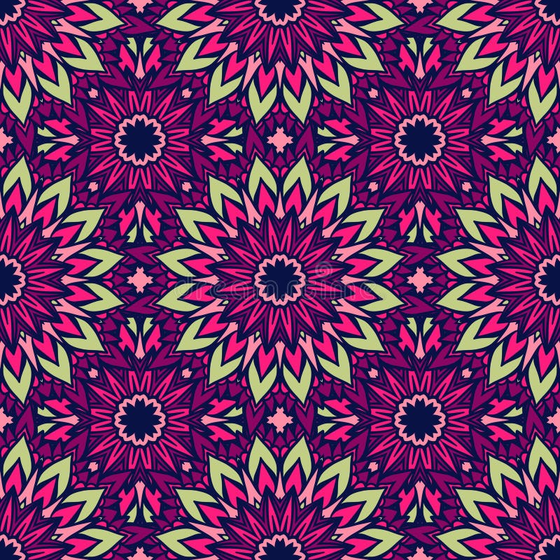 Patrón ornamental abstracto geométrico floral de color transparente libre illustration Patrón ornamental abstracto geométrico floral de color transparente libre illustration