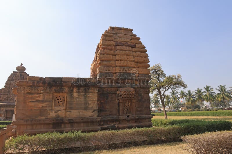 Kadasiddeshwar Temple, Pattadakal Temples, Bagalkot, Karnataka, India. Pattadakal, also called Raktapura, is a complex of 7th and 8th century CE Hindu and Jain temples in northern Karnataka, India. Located on the west bank of the Malaprabha River in Bagalkot district, this UNESCO World Heritage Site is 23 kilometres (14 mi) from Badami. Kadasiddeshwar Temple, Pattadakal Temples, Bagalkot, Karnataka, India. Pattadakal, also called Raktapura, is a complex of 7th and 8th century CE Hindu and Jain temples in northern Karnataka, India. Located on the west bank of the Malaprabha River in Bagalkot district, this UNESCO World Heritage Site is 23 kilometres (14 mi) from Badami.