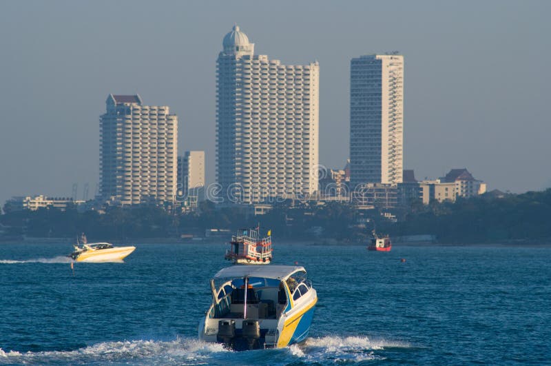 Pattaya Bay in Thailand