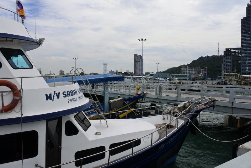 Pattaya boat editorial stock image. Image of pattaya 83080904