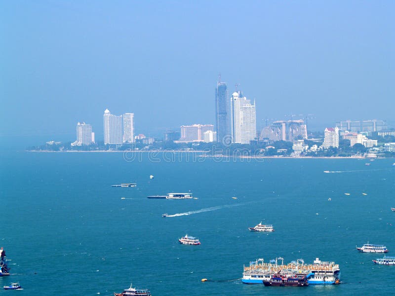 Pattaya city 12 stock image