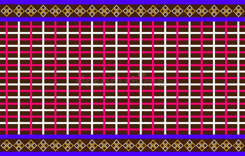 Grid fabric pattern. stock illustration. Illustration of measuring