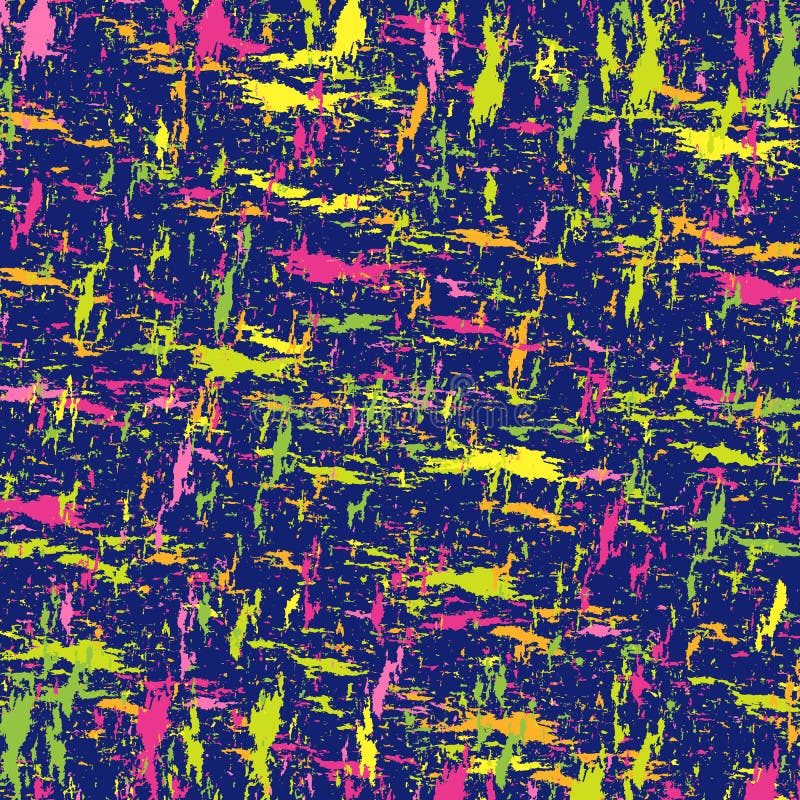 Pattern of Abstract Angular Elements. Imitation of Paint. vector illustration