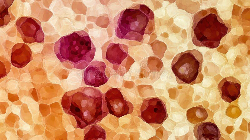 Pattern astratto colorato con forme organiche fotografia stock libera da diritti