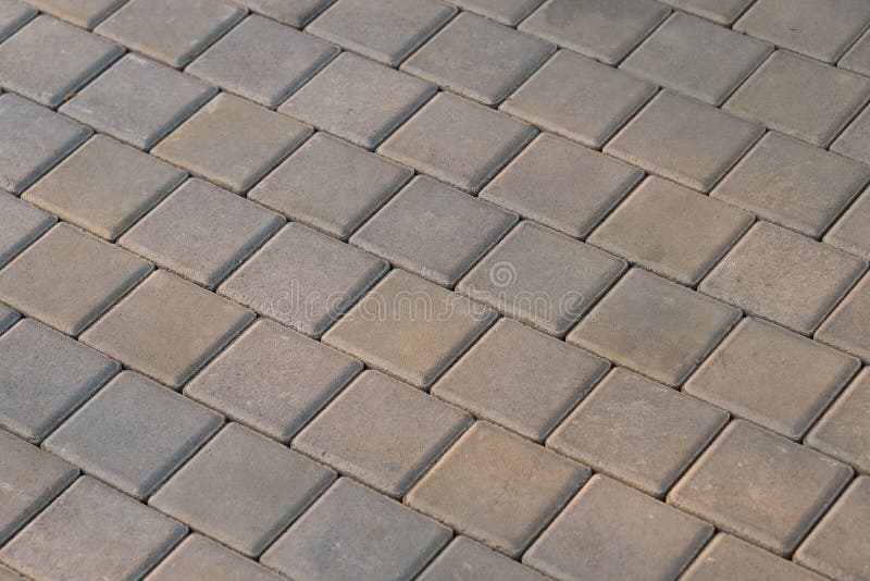 Pattern Of Cement Brick Floor Stock Photo - Image of park ...