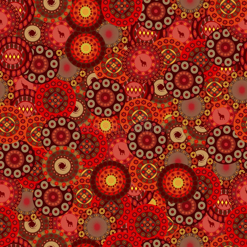 Aboriginal dot art fish stock illustration. Illustration of colours ...