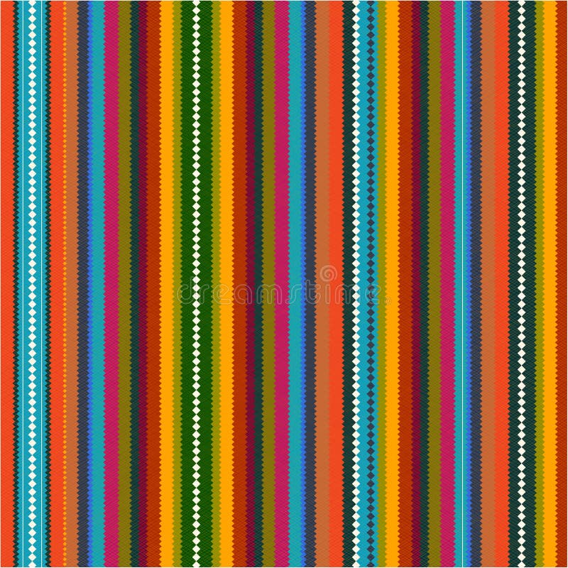 Pattern with colorful zig zag vector illustration