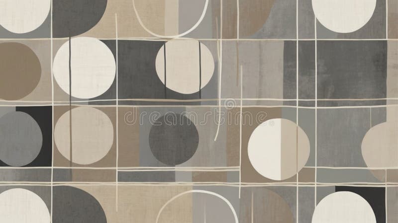 Pattern di sfondo minimo generato dall'ai con sovrapposizione illustrazione vettoriale