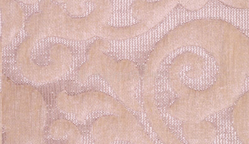 Pattern on fabric isolated on white background stock images