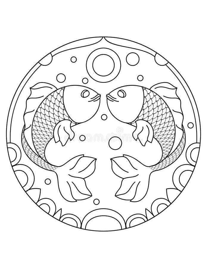 Pattern with Fish. Illustration with a Fish. Mandala with an Animal Stock Vector - Illustration of drawing, design: 146646637 Pattern with Fish. Illustration with a Fish. Mandala with an Animal Stock Vector - Illustration of drawing, design: 146646637
