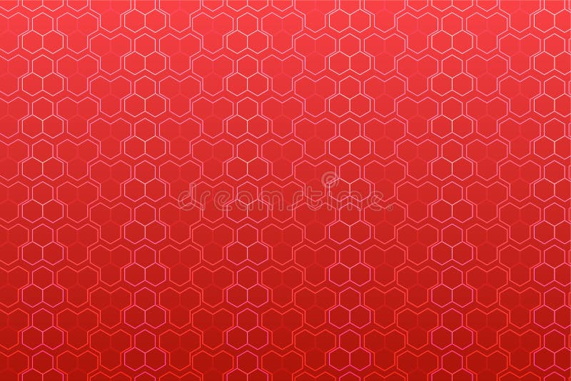 Pattern with Geometric Elements in Red Tones Gradient Abstract Background Stock Vector