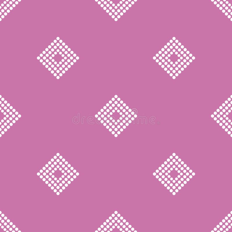 Pattern with geometric shapes, circle, square royalty free illustration