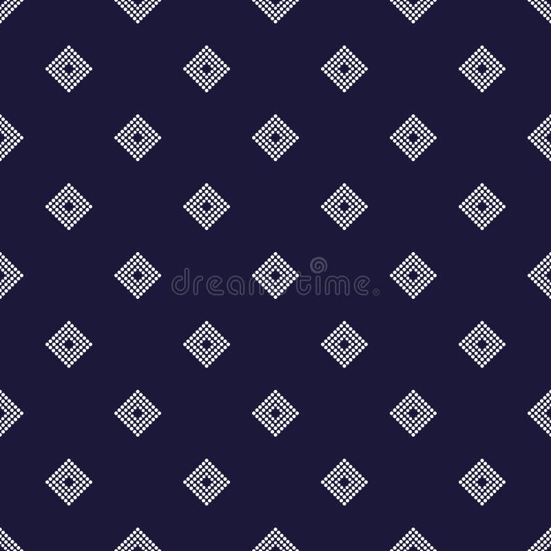 Pattern with geometric shapes, circle, square vector illustration