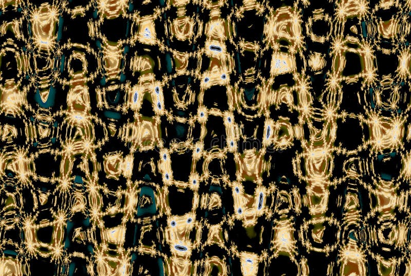 Abstract pattern in golden zigzag on teal background stock images Abstract pattern in golden zigzag on teal background stock images