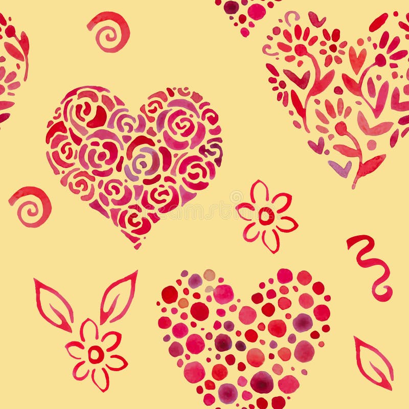 various flowers and leaves stock vector illustration of