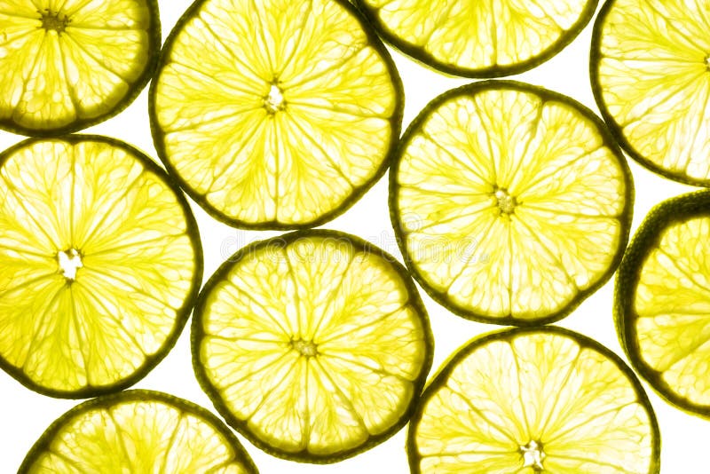 Pattern of lemon slices