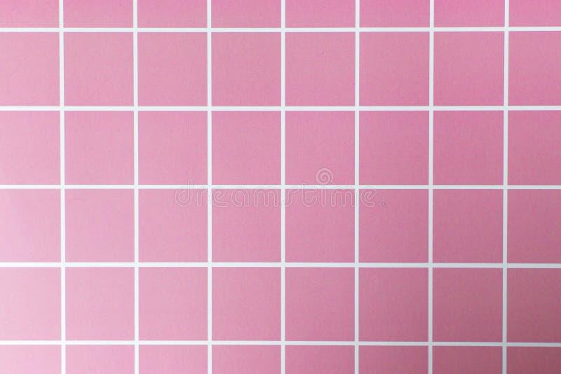 Pattern of Pink Grid on the Wall Texture Background Stock Image Image