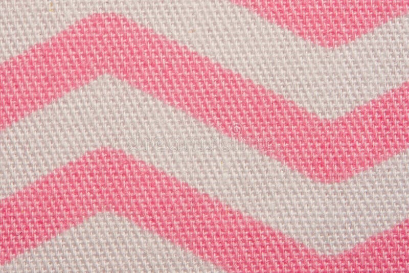 Pattern of Pink and White Striped Zig Zag Stock Photo Image of cotton