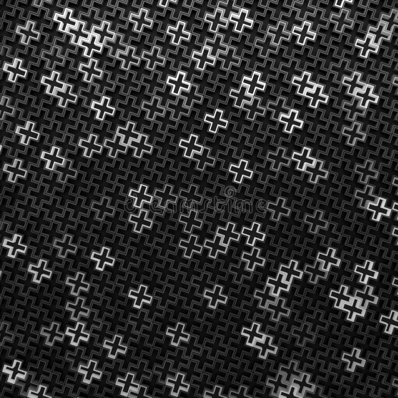 Pattern Plus Sign for Backgroundind Stock Illustration - Illustration