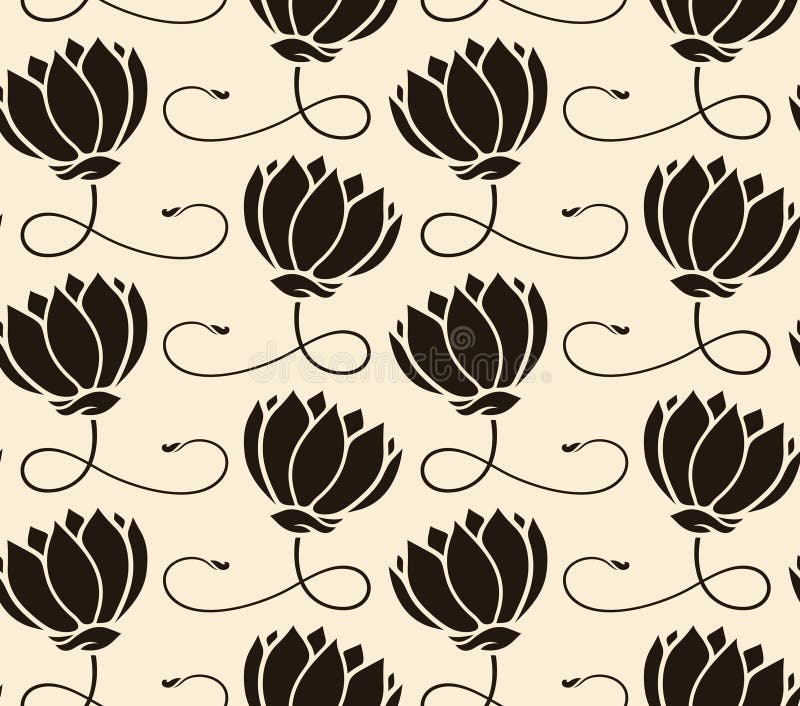 Pattern seamless with lotus