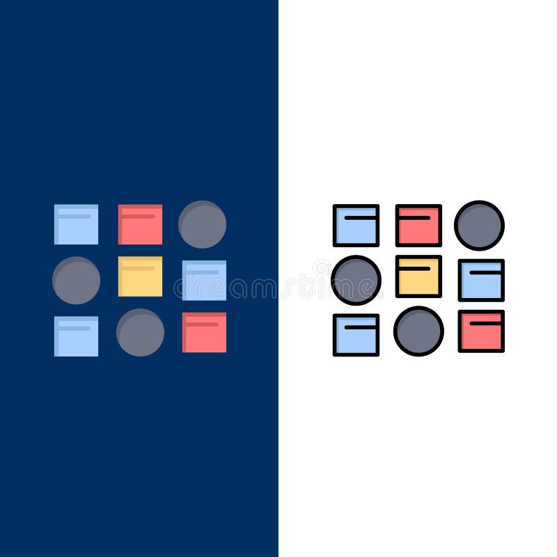 Pattern, System, Data Science, Pattern System Icons. Flat and Line Filled Icon Set Vector Blue Background vector illustration Pattern, System, Data Science, Pattern System Icons. Flat and Line Filled Icon Set Vector Blue Background vector illustration