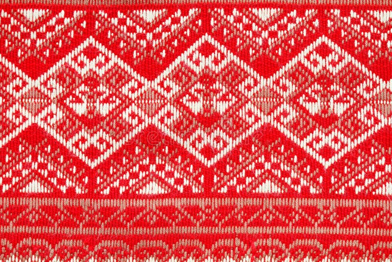 Pattern of Thai silk fabric