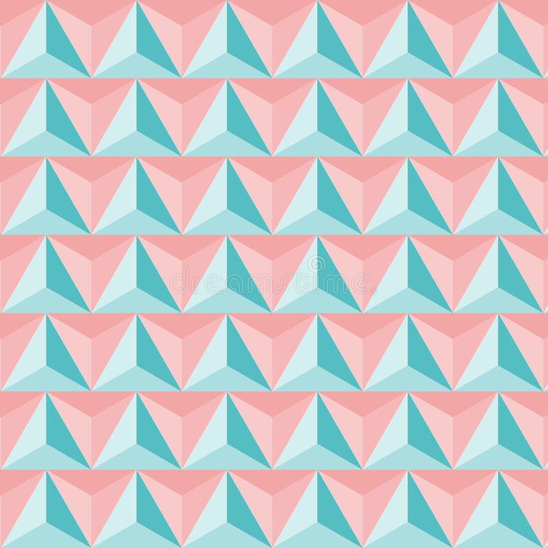 Pattern triangular colored vintage royalty free illustration
