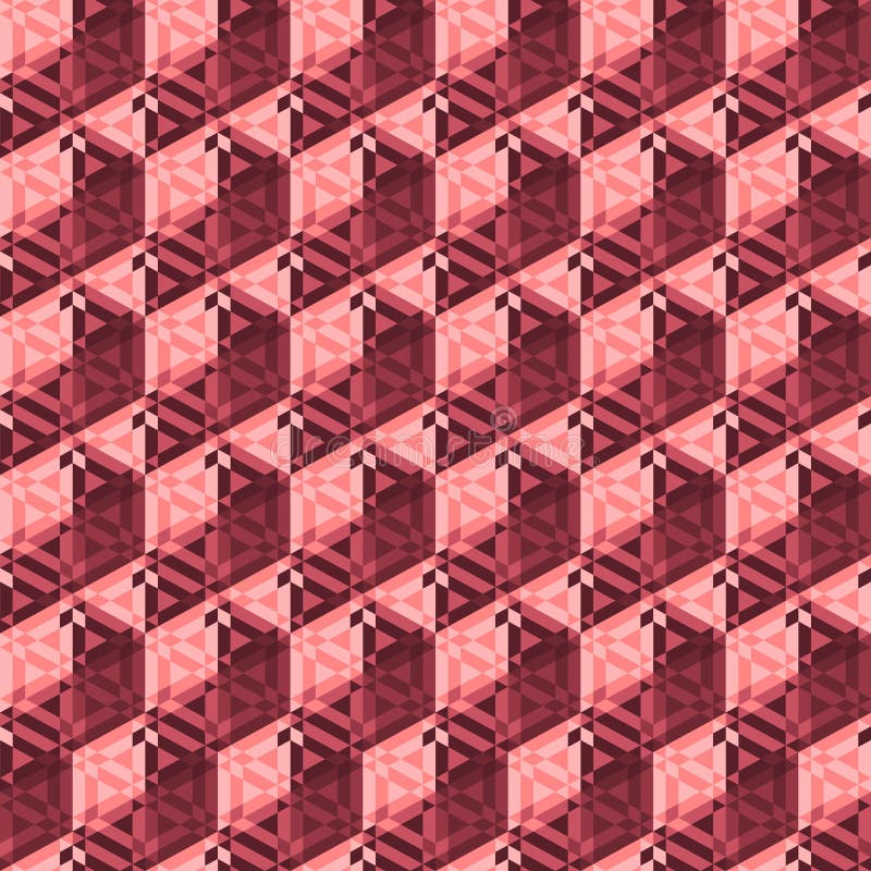 Vector Seamless Geometric Pattern Of Triangles Diamonds And Hexagons