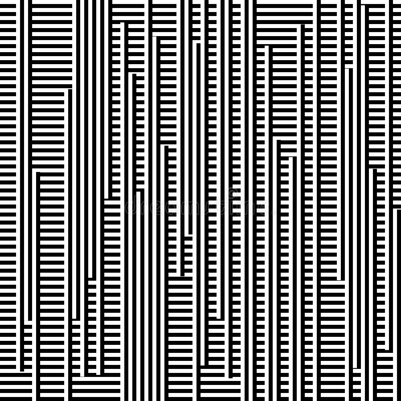 Pattern with Vertical White Streaks, Modern Stylish Image. Stock Vector Illustration of print