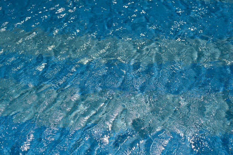 Pattern water texture in a swimming pool