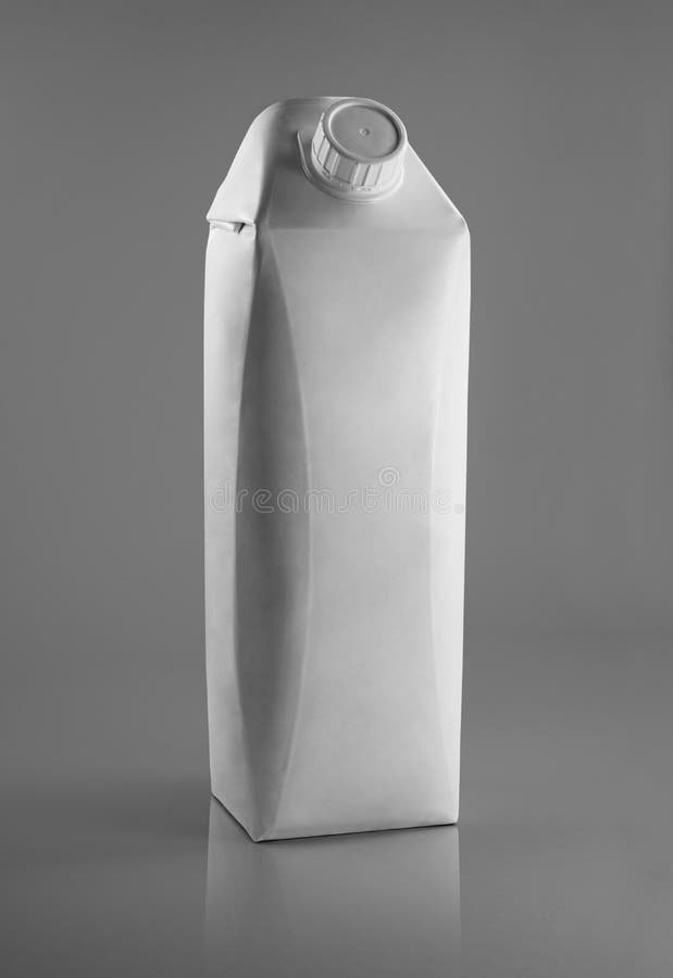 Gray Packaging Template for Your Design. in Different Angles on a White