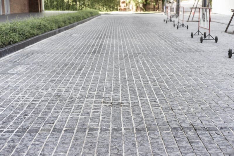 Patterned Paving Tiles, Cement Brick Floor Stock Image Image of stone