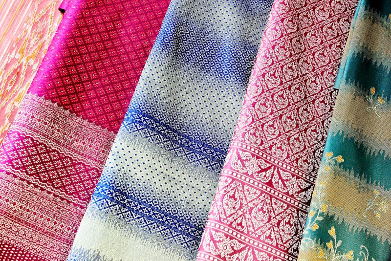 Patterned silk Thailand