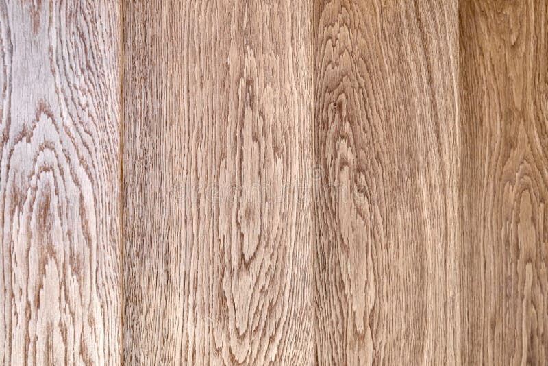 Patterned Steps of Oak Solid Wood at Staircase in Apartment Stock Photo