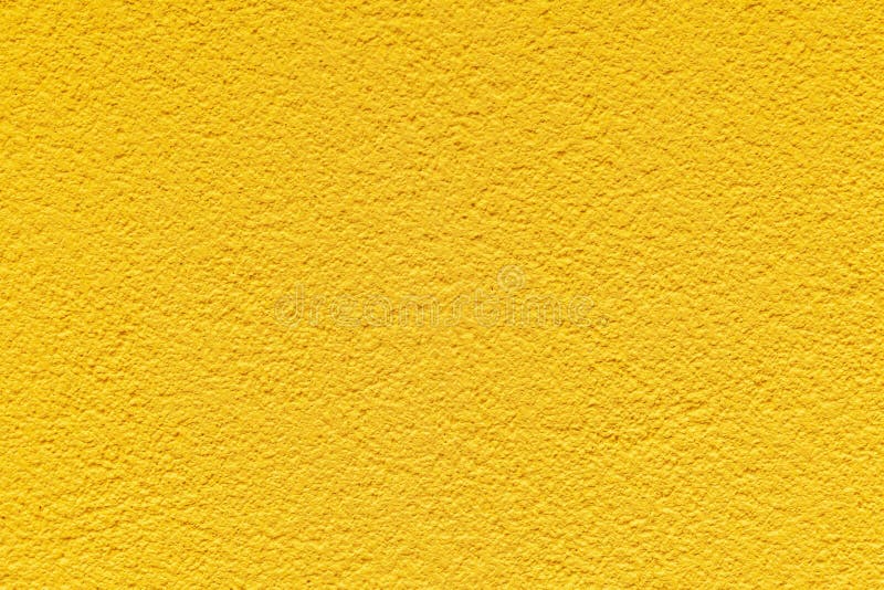 Patterned Yellow Cement Wall Texture and Seamless Background Stock