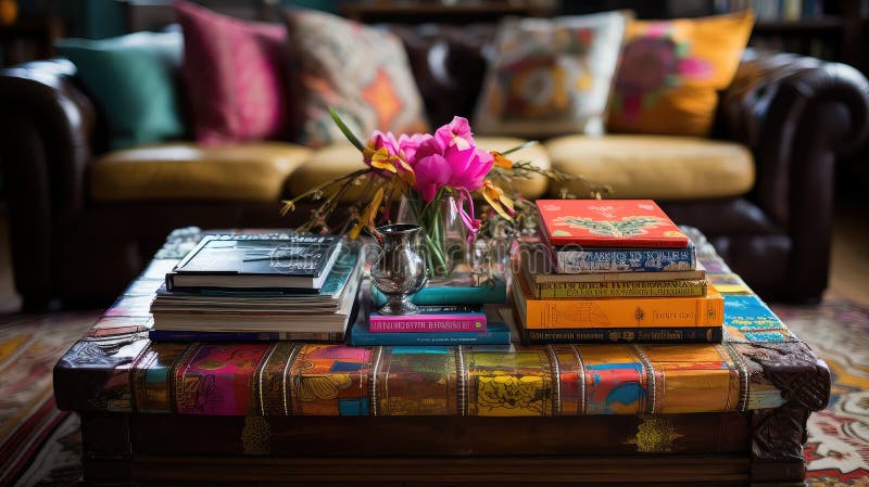 Patterns book coffee table stock illustration Illustration of