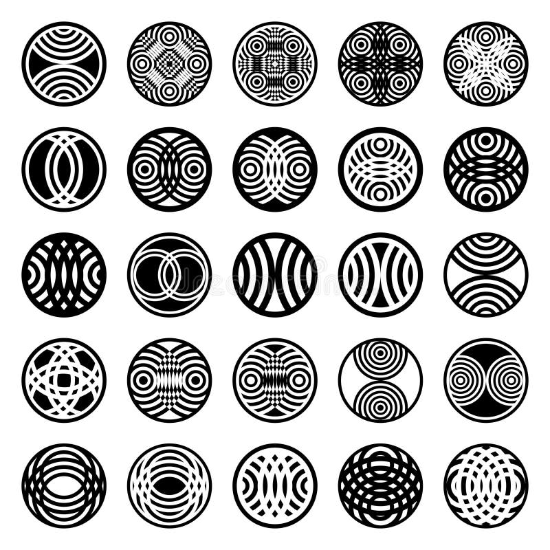 Patterns In Circle Shape. Design Elements. Stock Photo Image 22703930