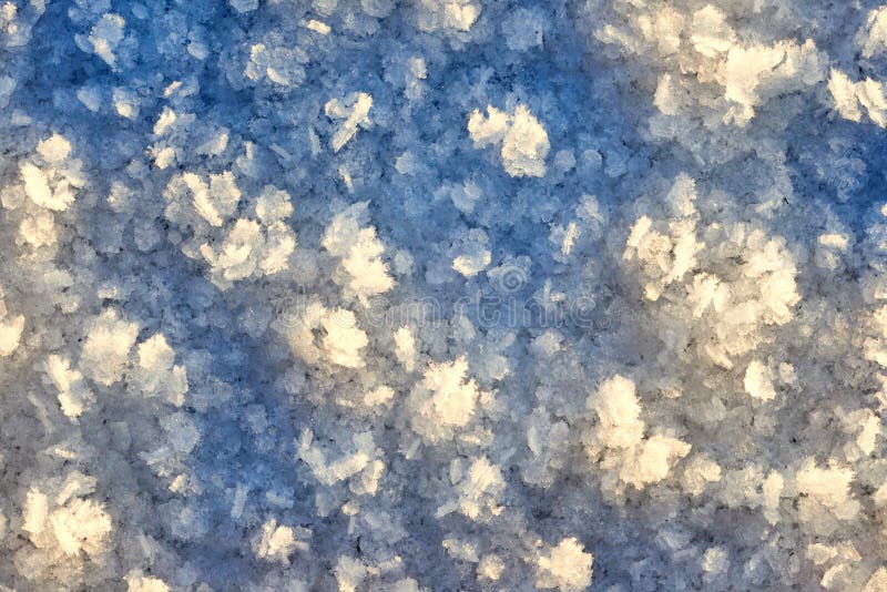 The Patterns on the Frozen Lake. Abstract Background of Ice on the