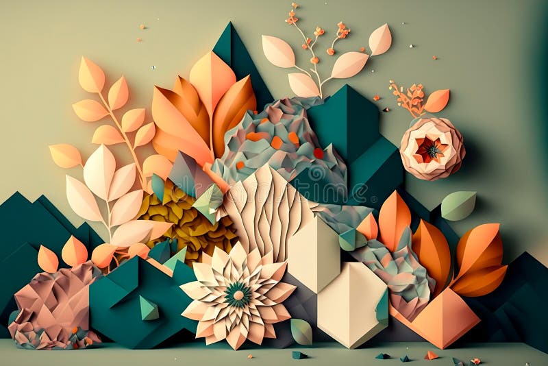 Patterns with Muted, Elegant Color Palettes and Random Splashes of