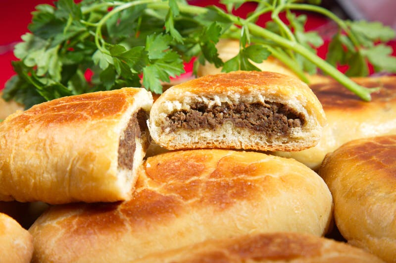 Patties with liver. stock photo Patties with liver. stock photo