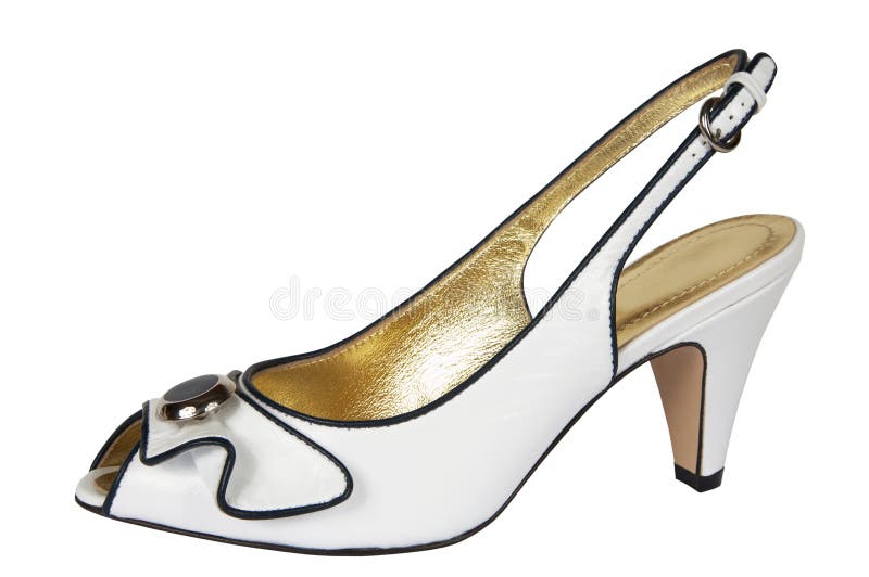 Pattini femminili bianchi fotografia stock libera da diritti Pattini femminili bianchi fotografia stock libera da diritti