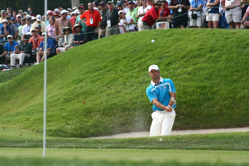 Paul Casey bunker shot