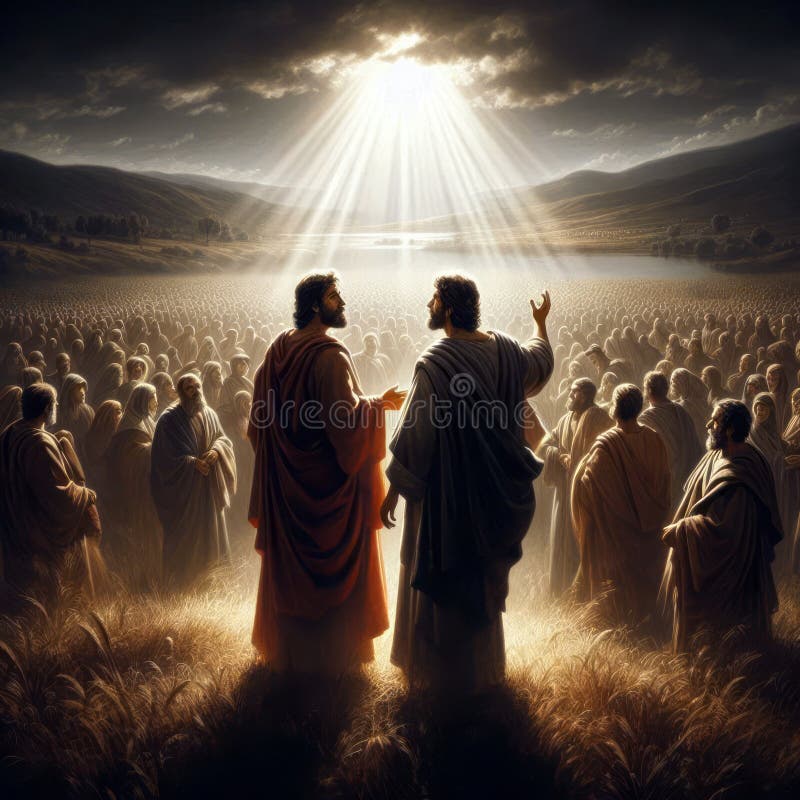 Paul et Barnabas illustration stock