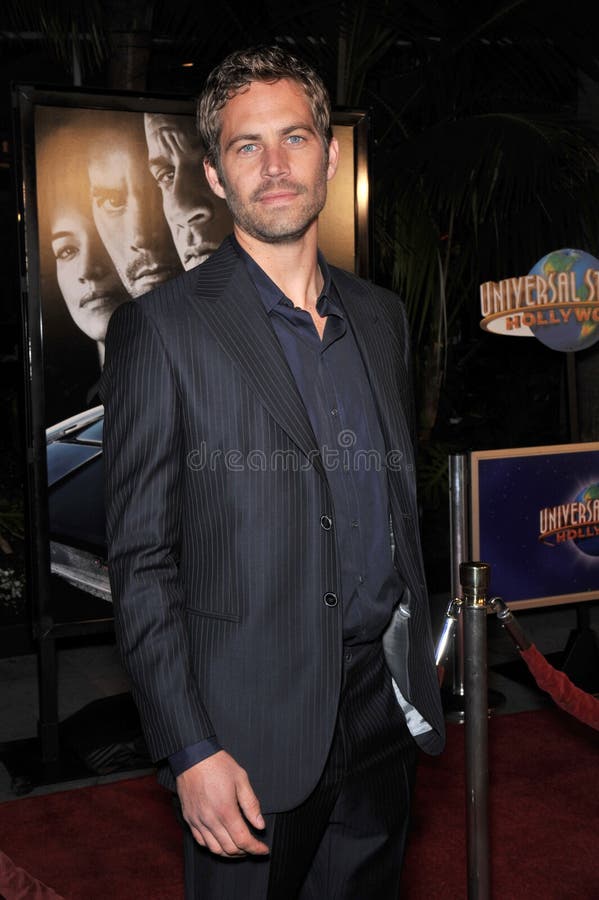 Paul Walker at the world premiere of his new movie Fast & Furious at the Gibson Amphitheatre, Universal Studios, Hollywood. March 12, 2009 Los Angeles, CA Picture: Paul Smith / Featureflash