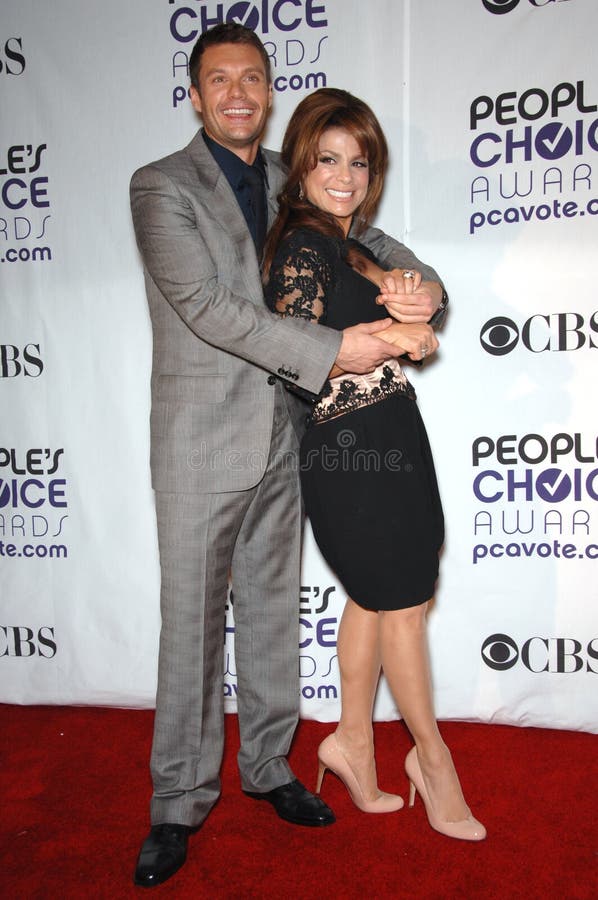 Paula Abdul & Ryan Seacrest at nominations announcement party for the People's Choice Awards at Area Nightclub, West Hollywood. November 9, 2007 Los Angeles, CA Picture: Paul Smith / Featureflash. Paula Abdul & Ryan Seacrest at nominations announcement party for the People's Choice Awards at Area Nightclub, West Hollywood. November 9, 2007 Los Angeles, CA Picture: Paul Smith / Featureflash